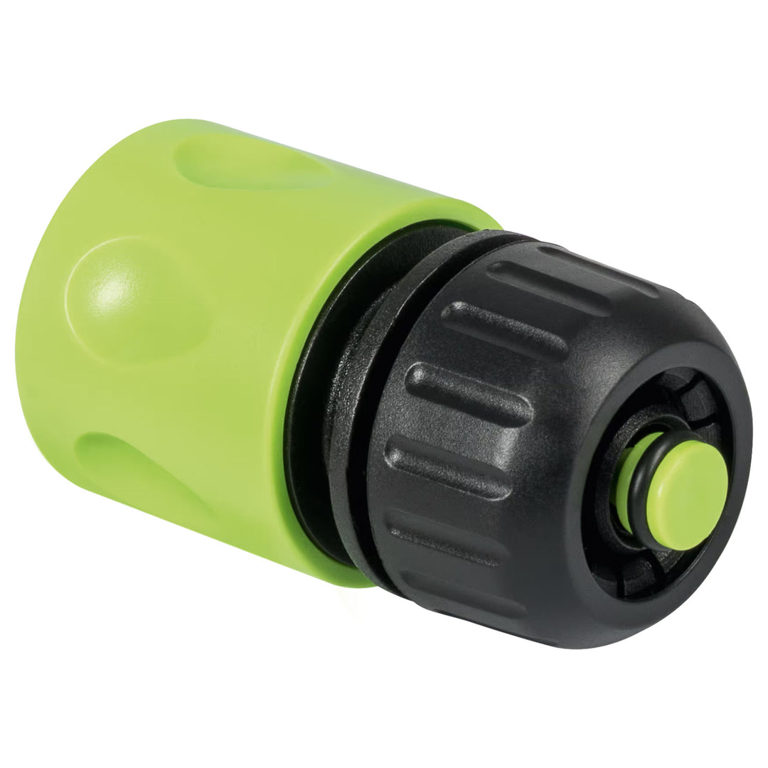 Tuinslang Economic 1/2" 50 m + karretje, aansluiting met binnendraad 3/4", aansluiting met buitendraad 1/2", doorstroom- en stop-snelkoppeling 1/2" + 8-standen sproeipistool Cellfast Mix Ideal