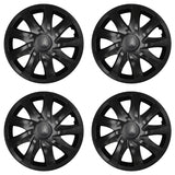 Universele wieldoppen 13'' NRM DRACO matzwart, 4 stuks