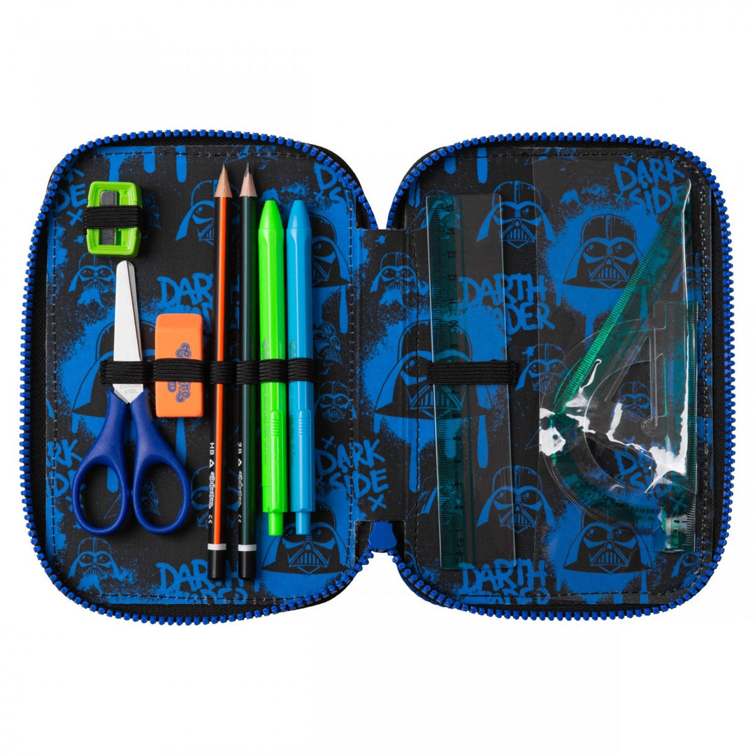 Star Wars Coolpack-schoolset, Jerry-rugzak (15") met 3 vakken, voorgevormde rug en verstelbare schouderbanden, en Jumper 3-etui met accessoires