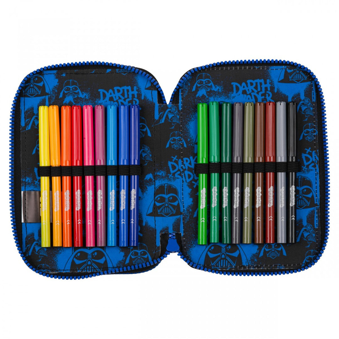 Star Wars Coolpack-schoolset, Jerry-rugzak (15") met 3 vakken, voorgevormde rug en verstelbare schouderbanden, en Jumper 3-etui met accessoires