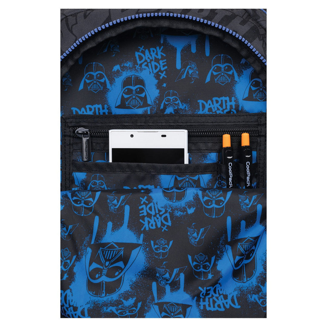 Star Wars Coolpack-schoolset, Jerry-rugzak (15") met 3 vakken, voorgevormde rug en verstelbare schouderbanden, en Jumper 3-etui met accessoires