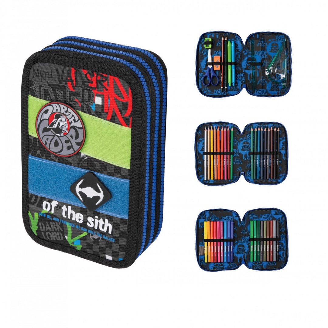 Star Wars Coolpack-schoolset, Jerry-rugzak (15") met 3 vakken, voorgevormde rug en verstelbare schouderbanden, en Jumper 3-etui met accessoires