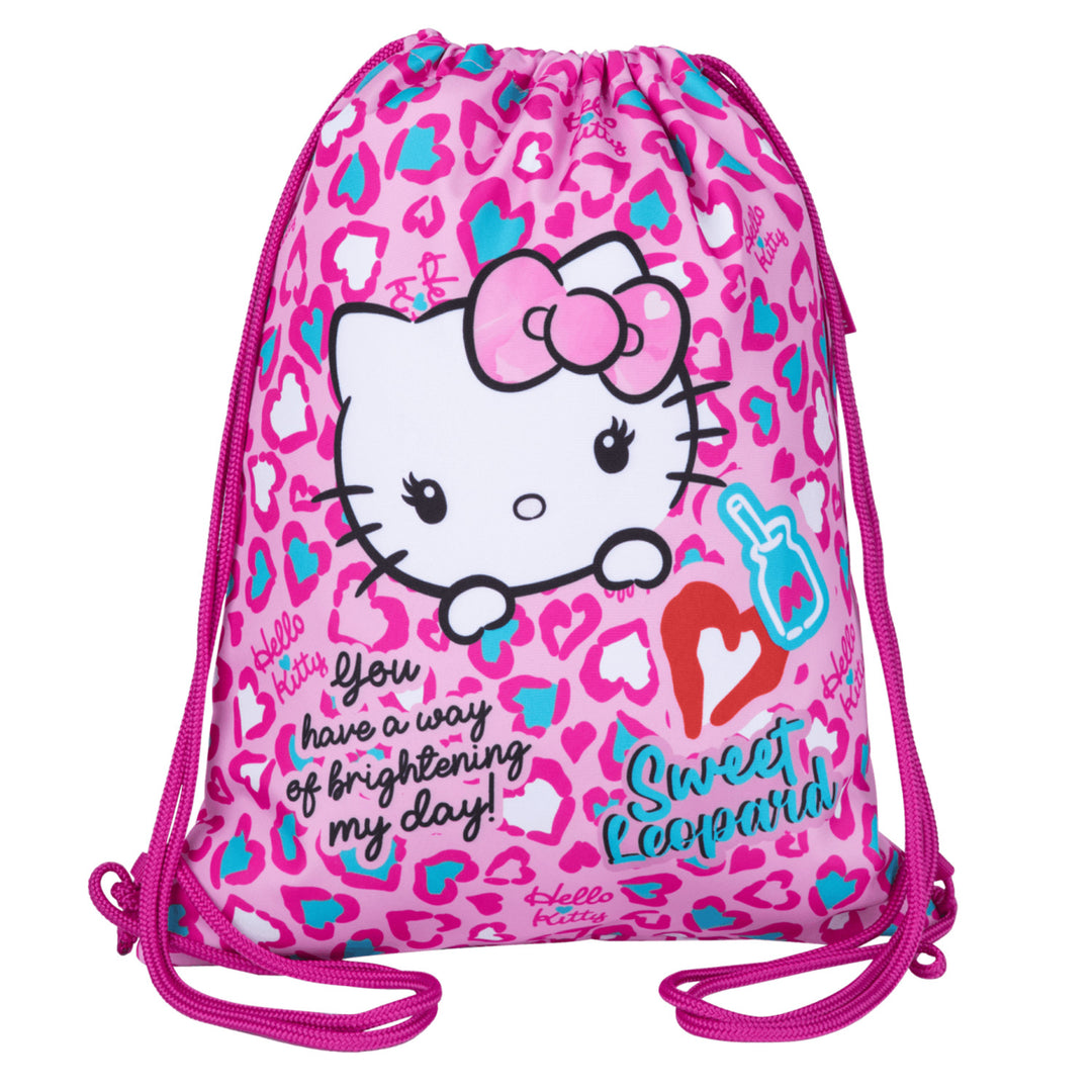 Hello Kitty Coolpack-schoolset, Jerry-rugzak met 3 vakken (15"), Jumper 3-etui met inhoud en sporttas voor schoenen
