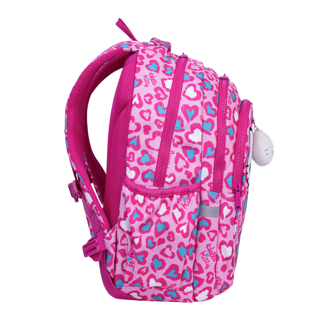 Hello Kitty Coolpack-schoolset, Jerry-rugzak met 3 vakken (15"), Jumper 3-etui met inhoud en sporttas voor schoenen
