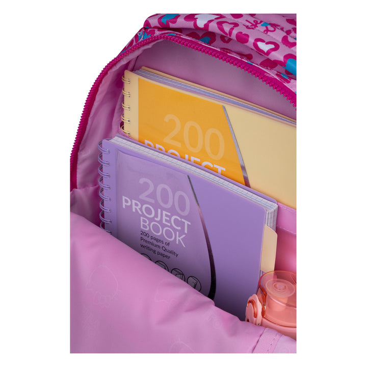 Hello Kitty Coolpack-schoolset, Jerry-rugzak met 3 vakken (15"), Jumper 3-etui met inhoud en sporttas voor schoenen