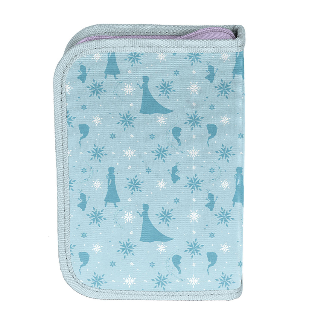 Frozen Paso-schoolset, rugzak met twee vakken, verstelbare schouderbanden en verstevigde rug, etui met benodigdheden en houders voor schrijfgerei, schoenenzak die op de rug kan worden gedragen, DF26AA