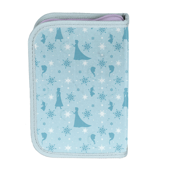 Frozen Paso-schoolset, rugzak met twee vakken, verstelbare schouderbanden en verstevigde rug, etui met benodigdheden en houders voor schrijfgerei, schoenenzak die op de rug kan worden gedragen, DF26AA