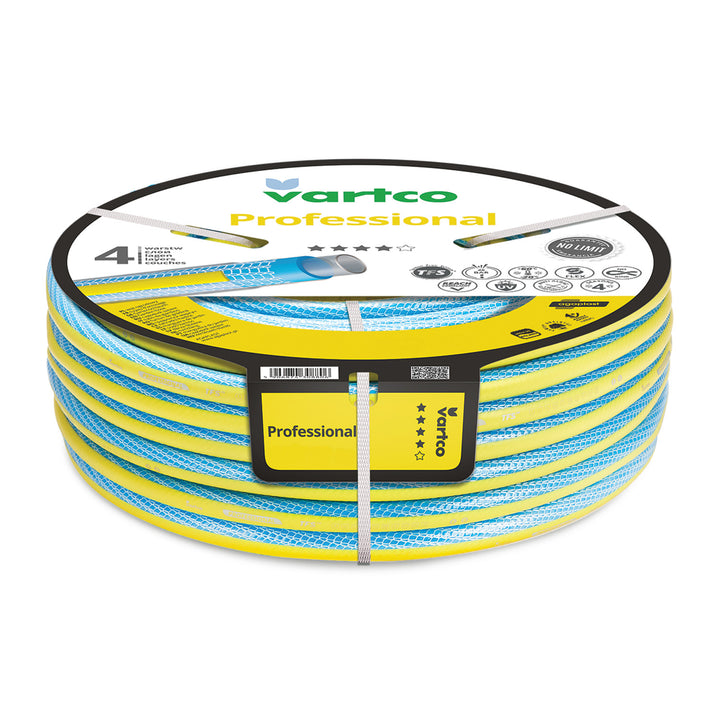 Vartco Professional tuinslang 1" 20 m, 4-laags, TFS-systeem
