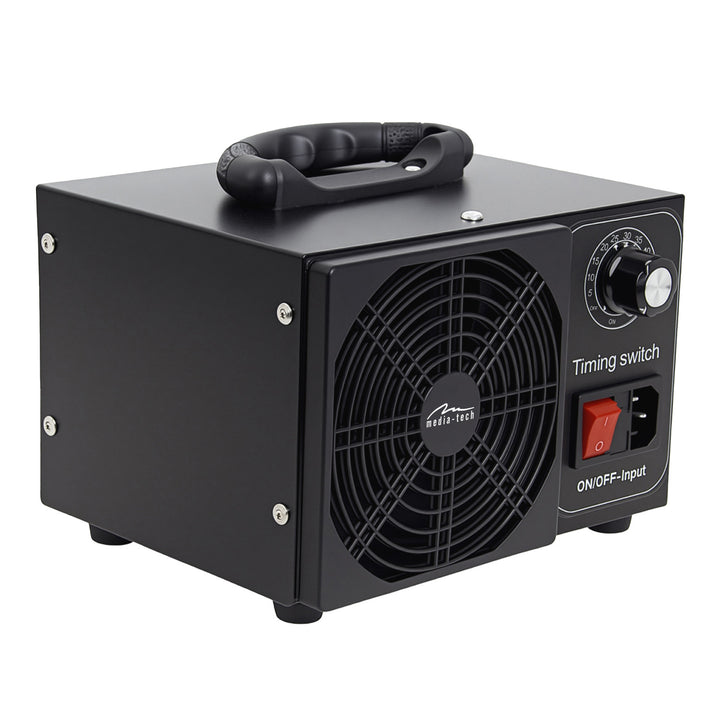 Professionele ozongenerator voor desinfectie en luchtzuivering, Mediatech, Ozonproductie: 60.000 mg/u, TIMER, Vermogen: 140 W, metalen behuizing