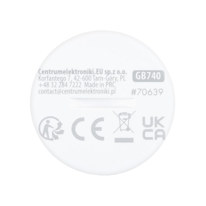 Draadloze Zigbee-bewegingssensor van Tuya GreenBlue, Android/iOS, CR2450 DC 3,0 V, detectiehoek 120° / tot 8 m, GB740, 2 stuks