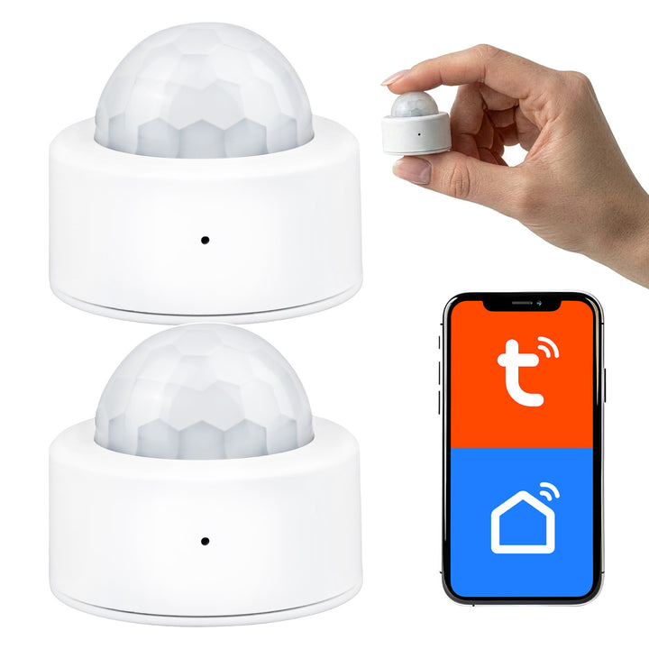 Draadloze Zigbee-bewegingssensor van Tuya GreenBlue, Android/iOS, CR2450 DC 3,0 V, detectiehoek 120° / tot 8 m, GB740, 2 stuks