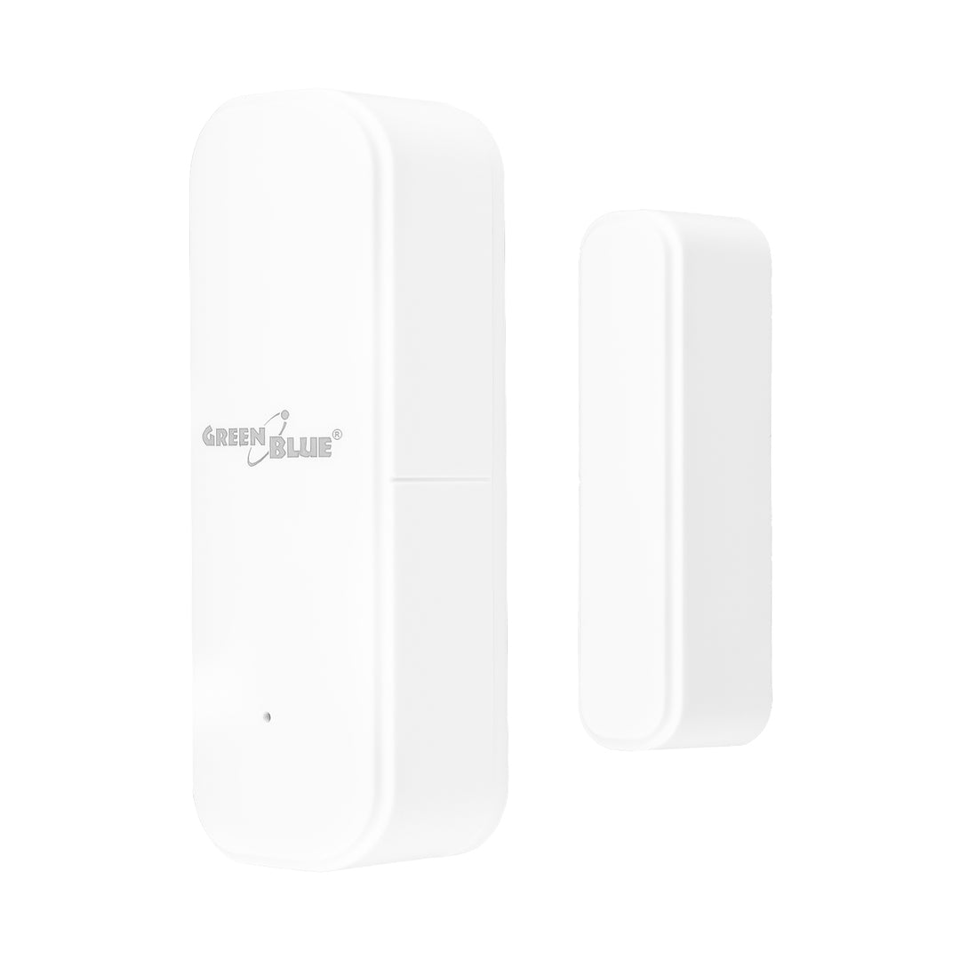 Draadloze reedschakelaar / WiFi-openingssensor van GreenBlue, Android/iOS, voor deuren / ramen, 3,0 V DC, LR03x2, GB479 W, 2 sets