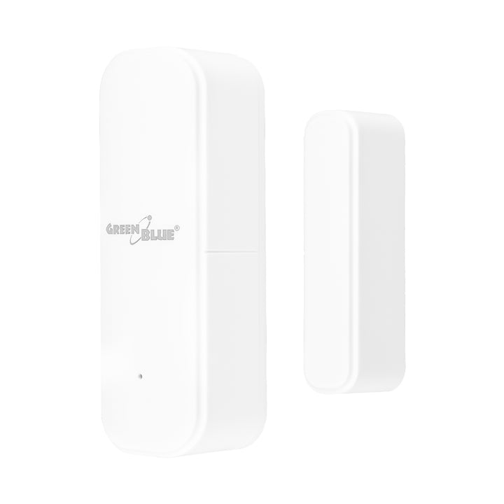 Draadloze reedschakelaar / WiFi-openingssensor van GreenBlue, Android/iOS, voor deuren / ramen, 3,0 V DC, LR03x2, GB479 W, 2 sets