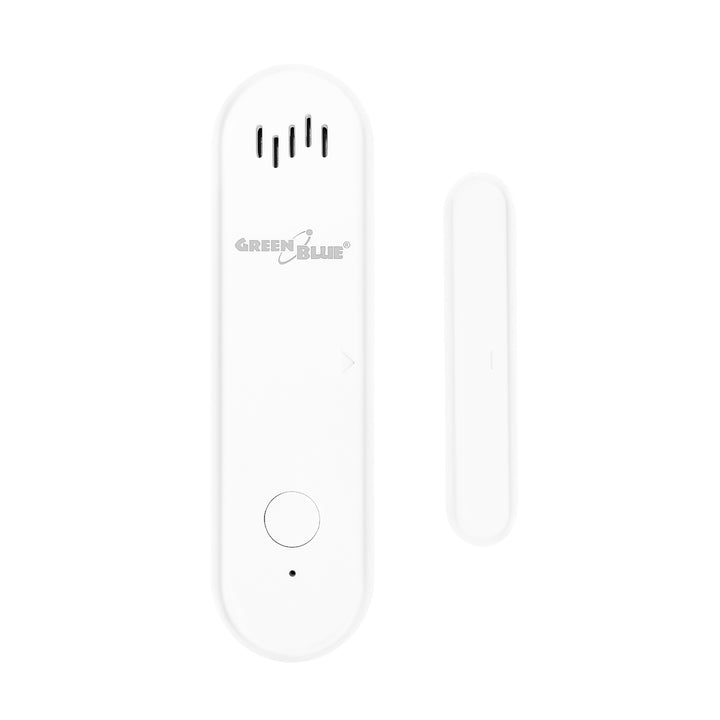 Draadloze reedschakelaar / WiFi-openingssensor van GreenBlue, Android/iOS, voor deuren / ramen, 3,0 V DC, LR03x2, met alarm, GB478, 2 sets