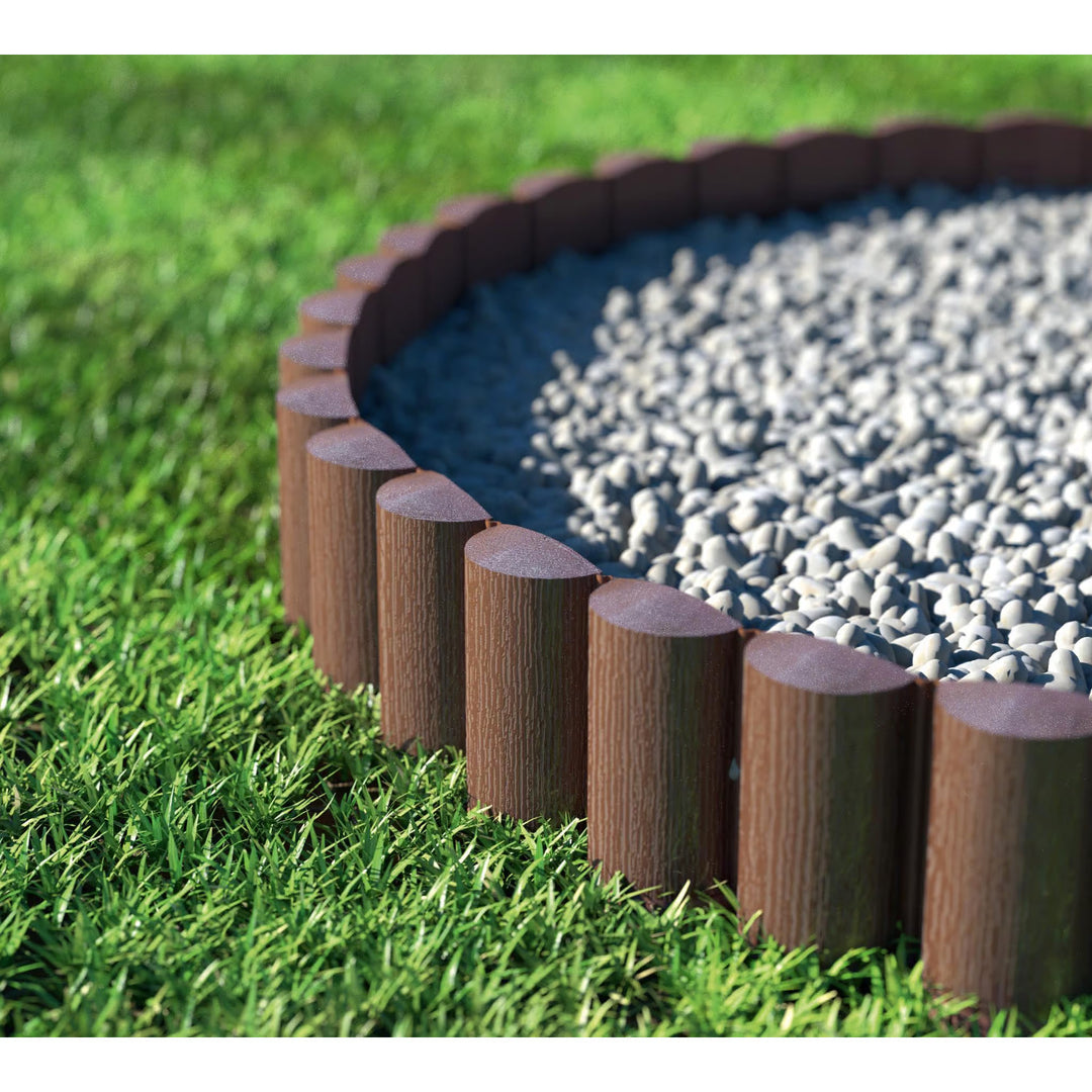 Cellfast tuinpalisade, houtlook, vorstbestendig, lengte 7,2 m, kleur bruin, 34-031
