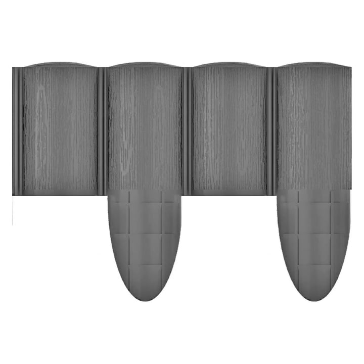 Cellfast tuinpalisade, houtlook, vorstbestendig, lengte 21,6 m, kleur grafiet, 34-054