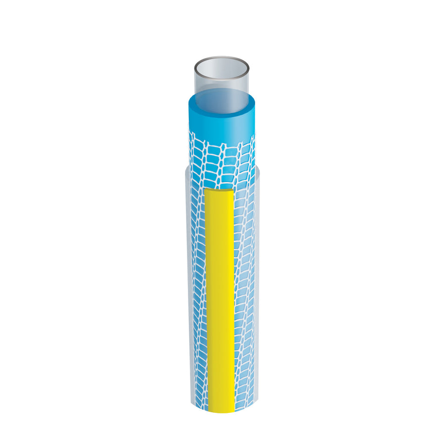 Tuinslangwagen 1/2" 45 m + Vartco Professional-tuinslang 1/2" 20 m Agaplast