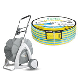 Tuinslangwagen 1/2" 45 m + Vartco Professional-tuinslang 1/2" 30 m Agaplast