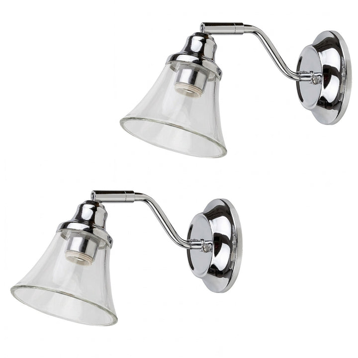Badkamerwandlamp RABALUX ANTOINE 3207 E14 IP44, 2 stuks