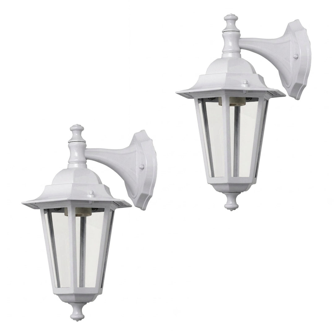 Velence Rabalux 8201 buitenlamp, wit, E27, max. 60 W, klassieke stijl, 2 stuks