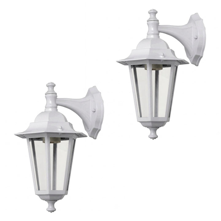 Velence Rabalux 8201 buitenlamp, wit, E27, max. 60 W, klassieke stijl, 2 stuks