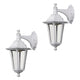 Velence Rabalux 8201 buitenlamp, wit, E27, max. 60 W, klassieke stijl, 2 stuks