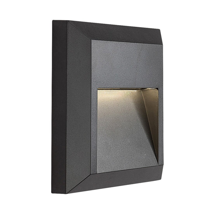 Rabalux-lamp, wandlamp, voor buiten, LED 4 W, antraciet, Trento, 2 stuks
