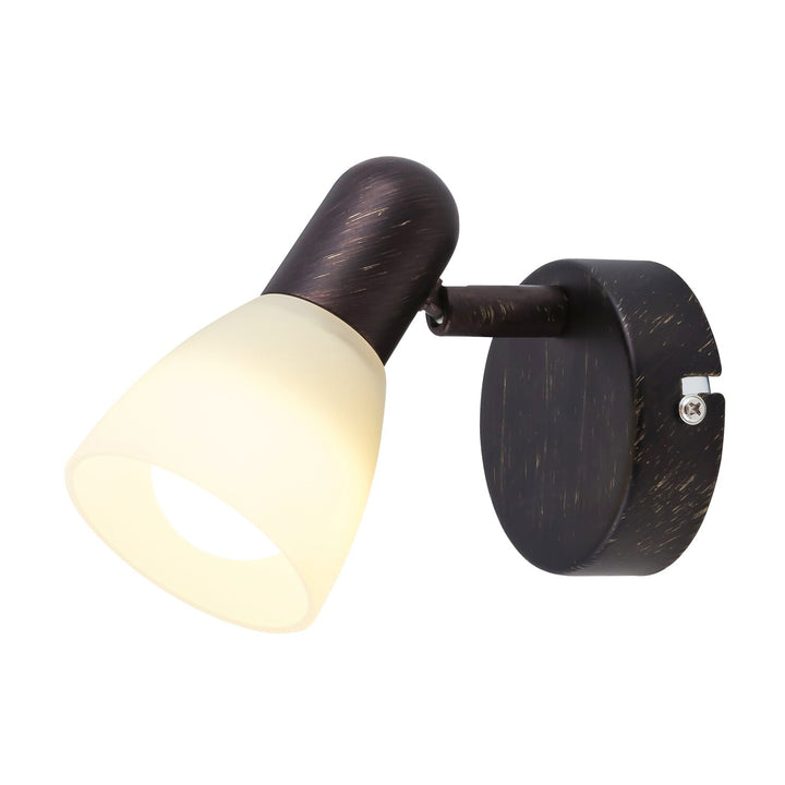 Soma spotlamp E14 max. 40 W antiek bruin 6591, 2 stuks