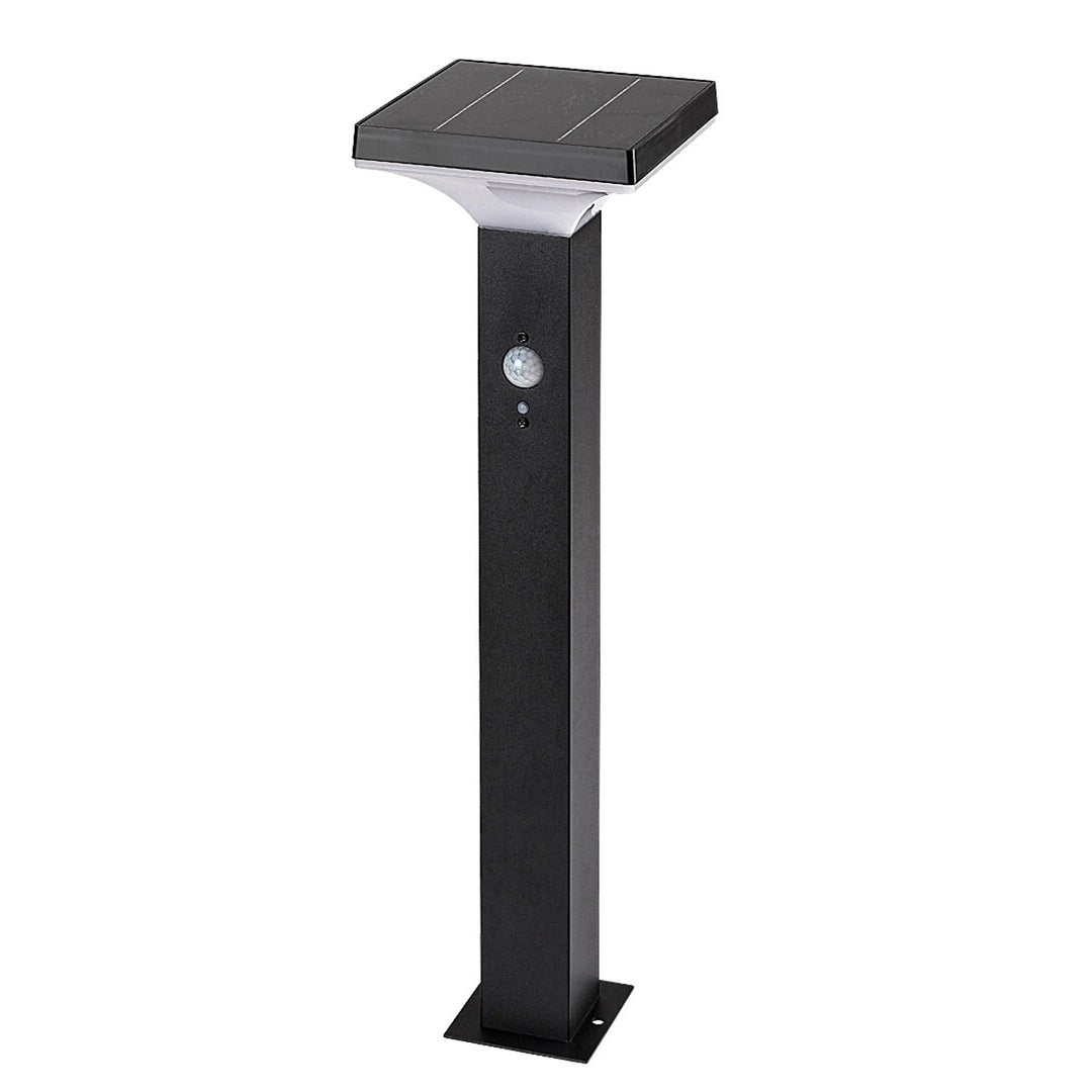 Rabalux-lamp, voor buiten, op zonne-energie, staande lamp, LED 4 W, IP44, zwart, Geleen, 2 stuks