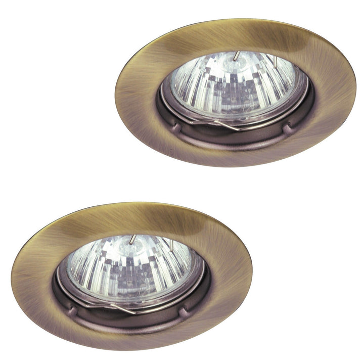 Rabalux inbouwarmatuur, IP20, bruin, GU5.3, 12 V, Spot Relight, 2 stuks