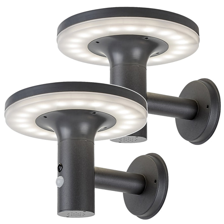 Rabalux-lamp, wandlamp, voor buiten, IP44, 10 W, Alaska, 2 stuks
