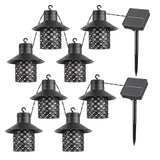 Rabalux-zonnelampen, 4 armaturen, voor buiten, IP44, zwart, Ximpu, 2 sets