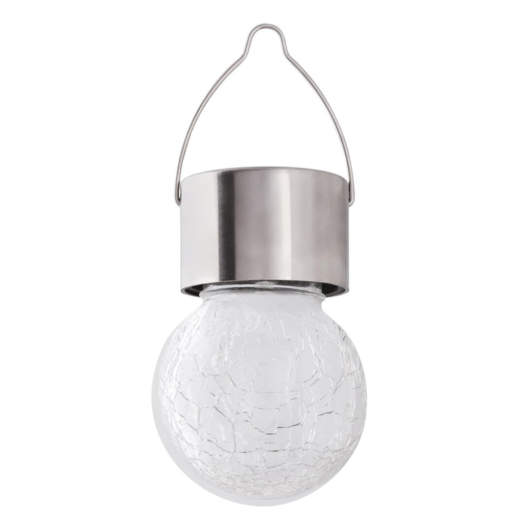 Rabalux Yola-zonnelamp, 1 lm, IP44, kleur: satijnchroom, LED 0,06 W, 7850