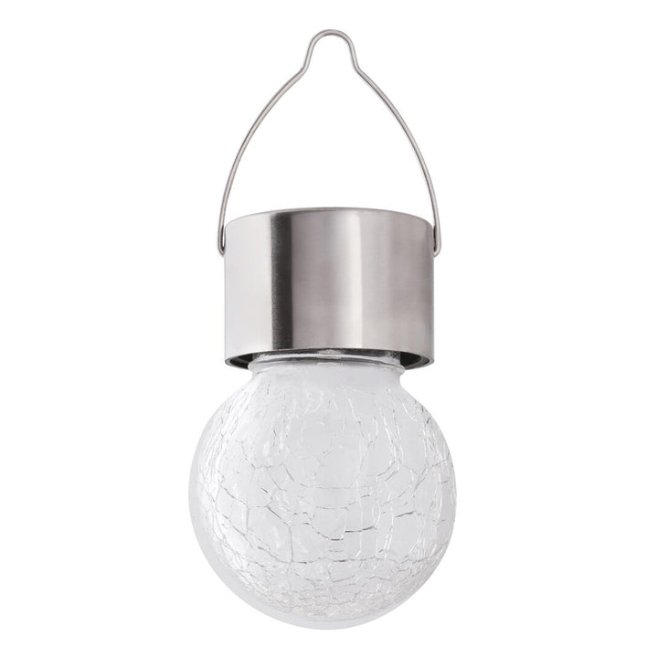 Rabalux Yola-zonnelamp, 1 lm, IP44, kleur: satijnchroom, LED 0,06 W, 7850