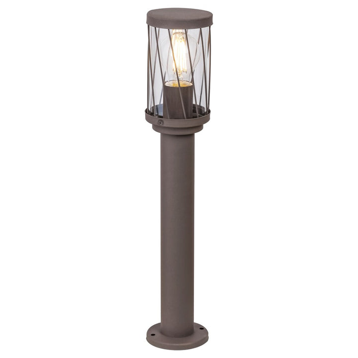 Rabalux Budapest staande tuinlamp, IP44, kleur bruin, E27-fitting, max. 40 W, 8889