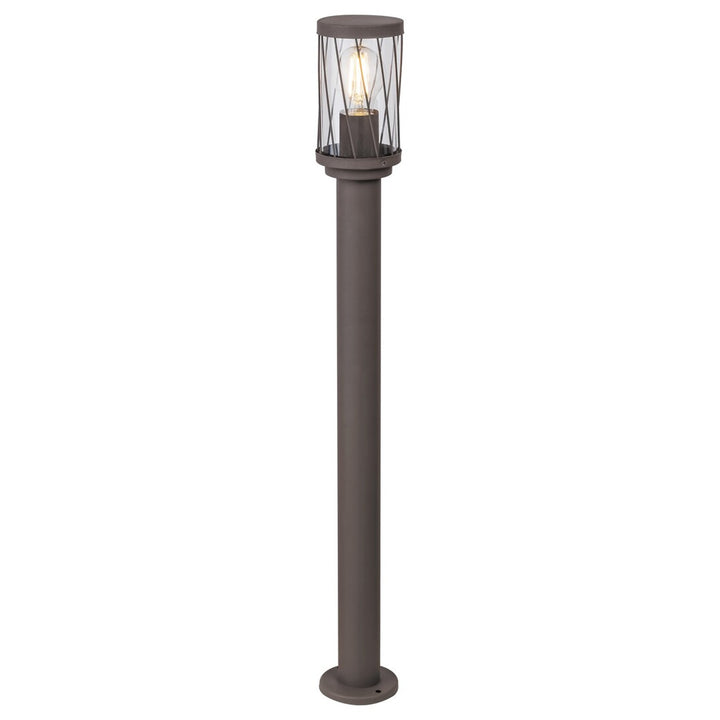 Rabalux Budapest staande tuinlamp, IP44, kleur bruin, E27-fitting, max. 40 W, 8890