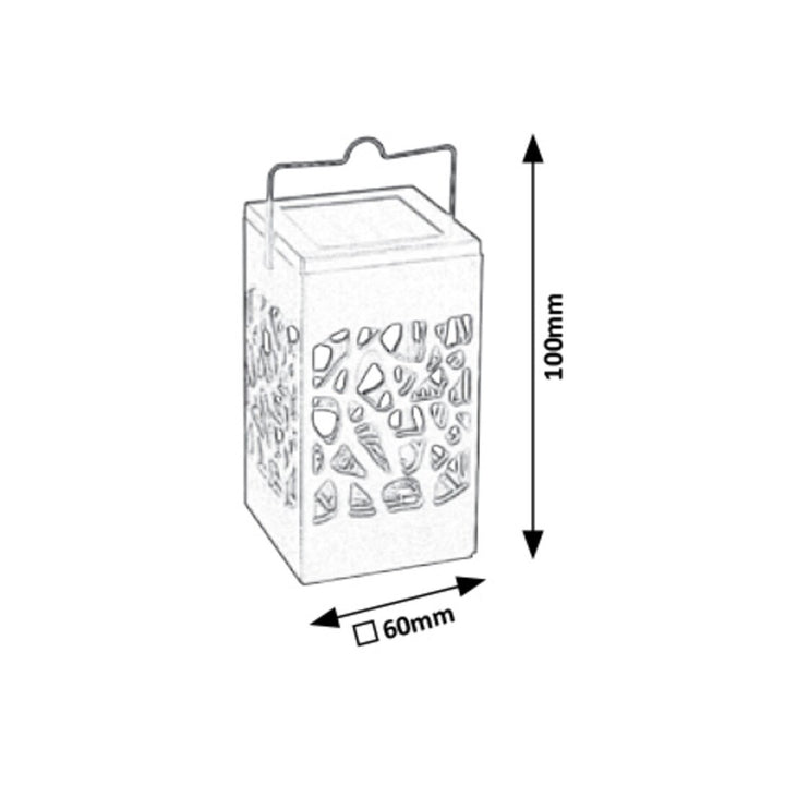 Mora-zonnelamp, 1 lm, beschermingsgraad IP23, kleur zwart, LED 0,07 W, 8948