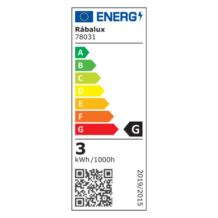 Rekar-onderkastlamp, 180 LM, IP20, zilverkleurig, LED 3 W, 78031