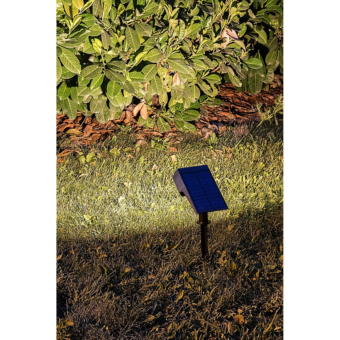 Rabalux Nantes zonne-lamp, 50 LM IP65, zwart, LED 0,5 W, 77088