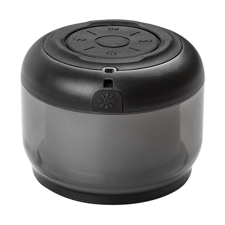 Rabalux Radelia bureaulamp, Bluetooth-luidspreker, RGB, zwart, IP20, accu, 76110