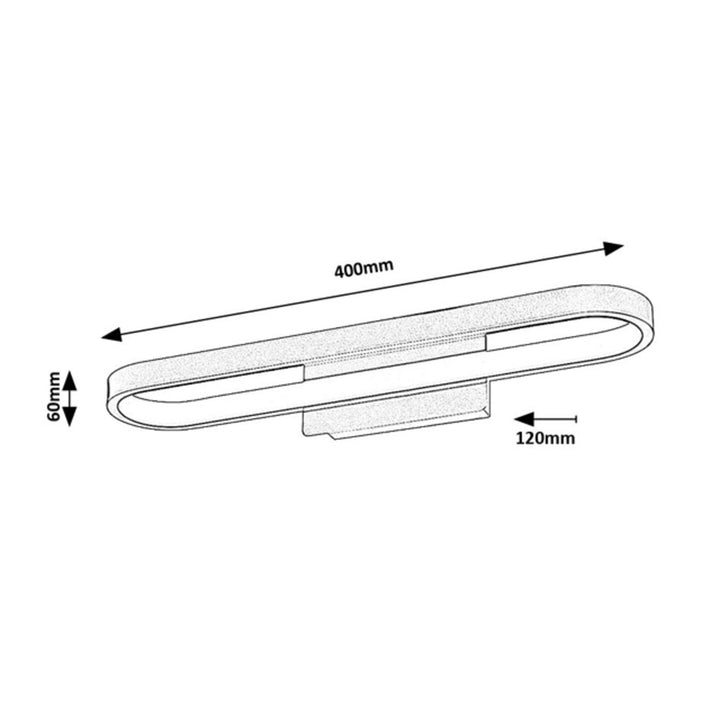 Rabalux Odran badkamerlamp, LED 15 W, IP44, 4000 K, 75055
