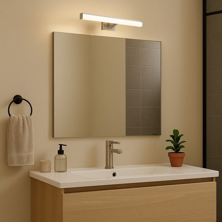 Rabalux Oliro LED-badkamerlamp 6 W, chroom, IP44, 4000 K, 75048