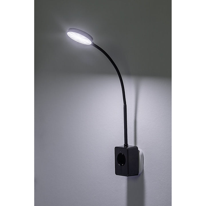 Rabalux Tivro wandlamp, LED 4 W, zwart, IP20, 3 kleurtemperatuurvarianten: 3000, 4000, 6000, 71283