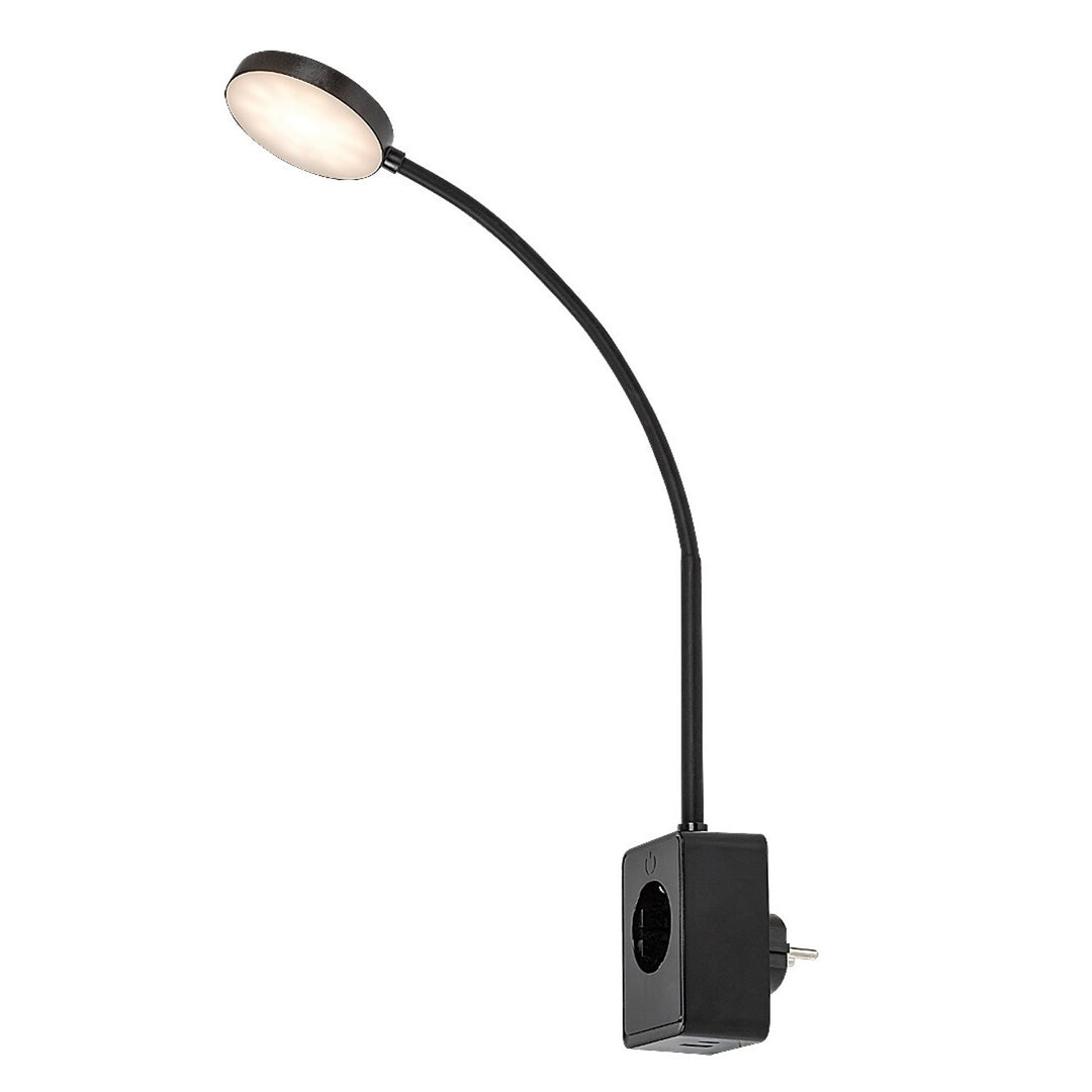 Rabalux Tivro wandlamp, LED 4 W, zwart, IP20, 3 kleurtemperatuurvarianten: 3000, 4000, 6000, 71284