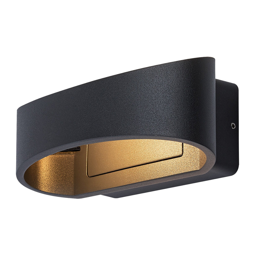 Rabalux Gerla buitenwandlamp, antraciet, LED 9 W, IP54, 3000 K, 77179