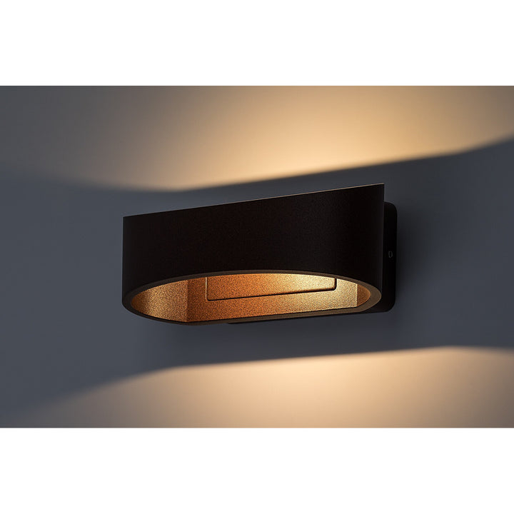 Rabalux Gerla buitenwandlamp, bruin, LED 9 W, IP54, 3000 K, 77180