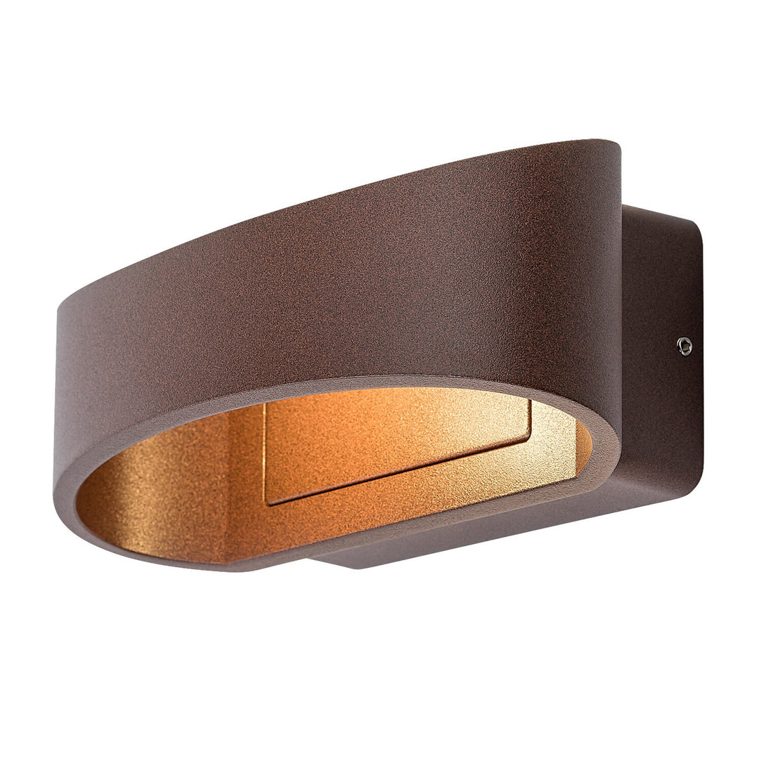 Rabalux Gerla buitenwandlamp, bruin, LED 9 W, IP54, 3000 K, 77180