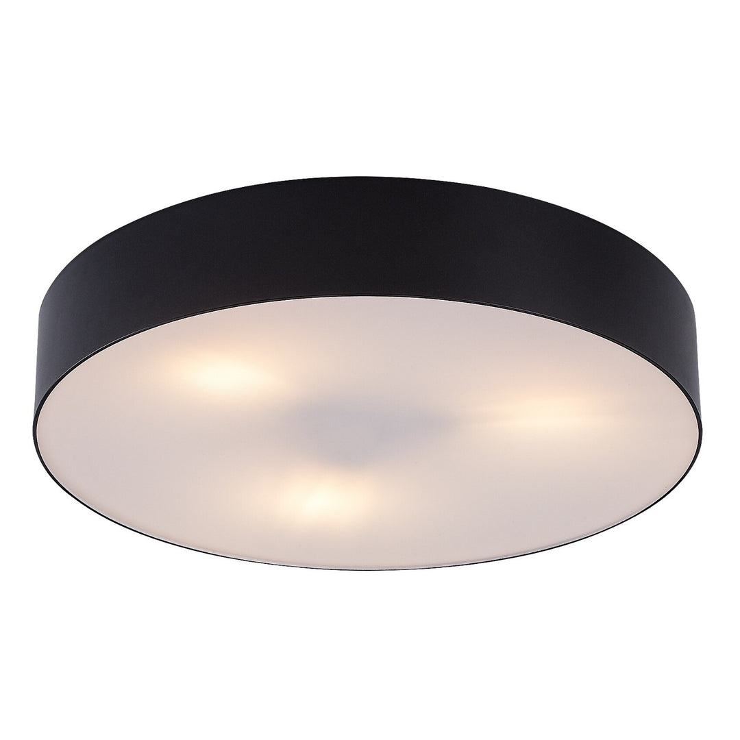 Rabalix Dolen-lamp, zwart, 3x E27, max. 9 W, IP43, 75066