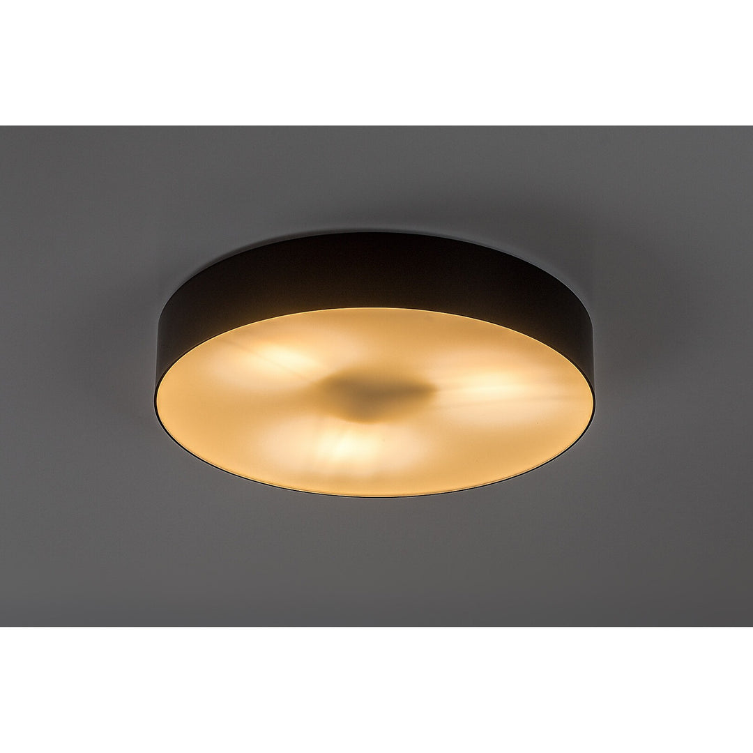 Rabalix Dolen-lamp, zwart, 3x E27, max. 9 W, IP43, 75066