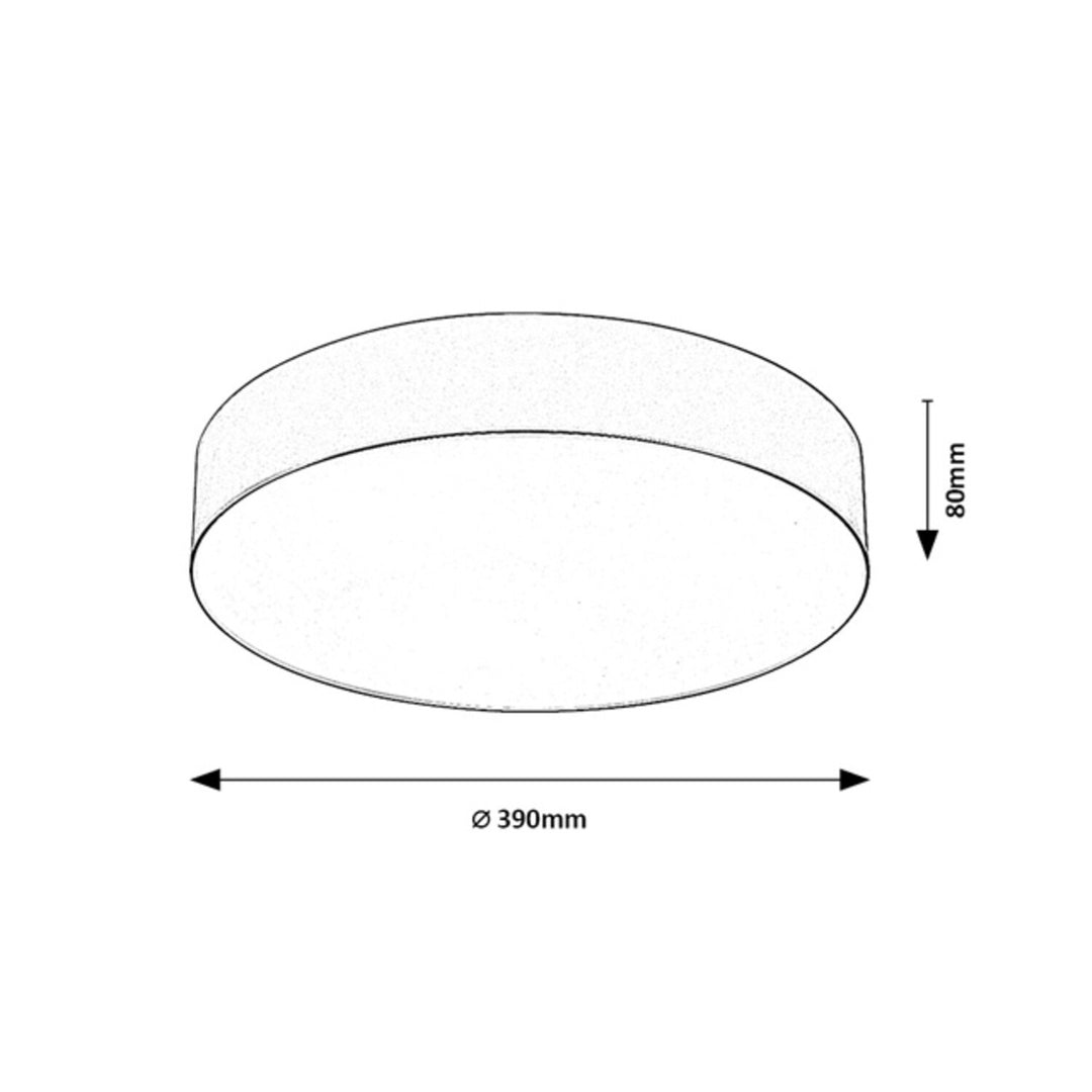 Rabalix Dolen-lamp, grijs-beige, 3x E27, max. 9 W, IP43, 75068